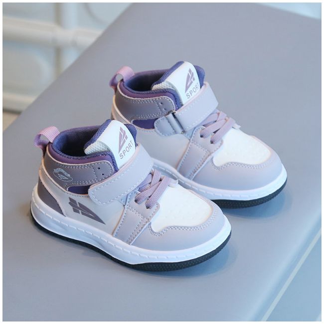 Adidasi albi cu lila si roz pudra - Sport fashion MDTX-626-2-p31
