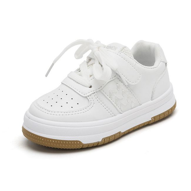 Adidasi albi pentru fetite - Sporty MBSY-106-s1
