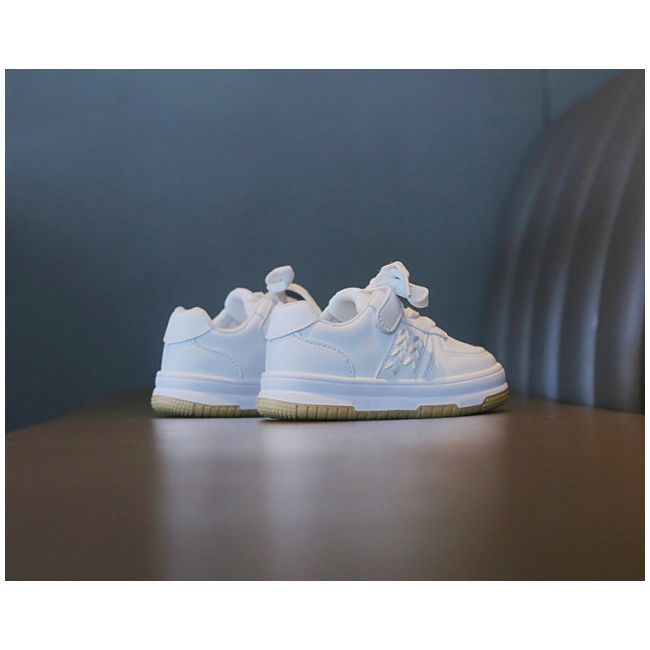 Adidasi albi pentru fetite - Sporty MBSY-106-s1