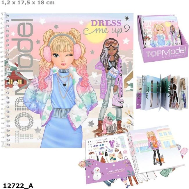 Album Top Model Dress me up Winter cu autocolante Depesche PT12722 BBJPT12722_Initiala