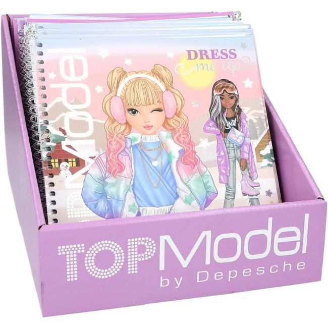 Album Top Model Dress me up Winter cu autocolante Depesche PT12722 BBJPT12722_Initiala