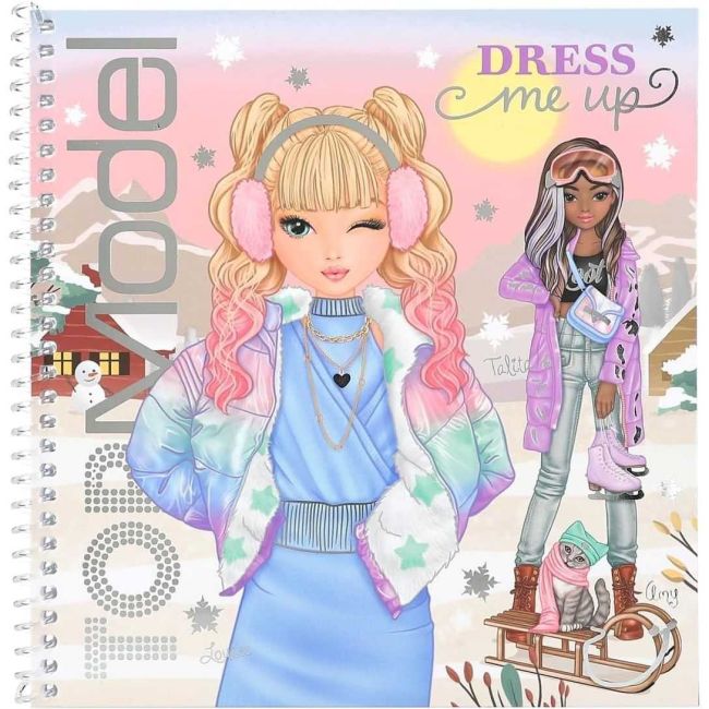 Album Top Model Dress me up Winter cu autocolante Depesche PT12722 BBJPT12722_Initiala
