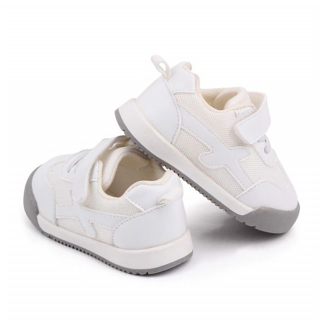 Adidasi albi pentru bebelusi - lone (marime disponibila: 9-12 luni (marimea 20 incaltaminte)) mdd2678-3-sa50.9-12 luni (marimea 20 incaltaminte)
