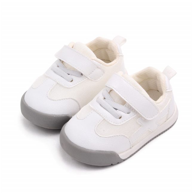 Adidasi albi pentru bebelusi - lone (marime disponibila: 9-12 luni (marimea 20 incaltaminte)) mdd2678-3-sa50.9-12 luni (marimea 20 incaltaminte)