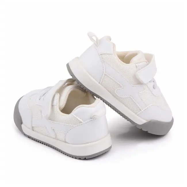 Adidasi albi pentru bebelusi - lone (marime disponibila: marimea 23) mdd2678-3-sa50.marimea 23