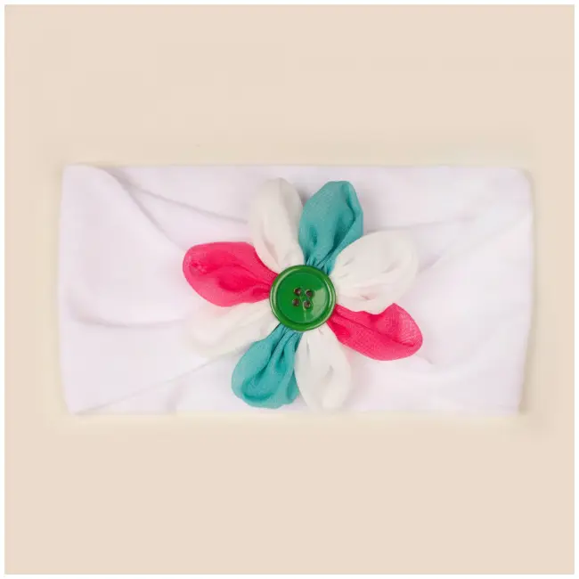 Bentita lata cu floricica cu petale colorate MB23101-cd