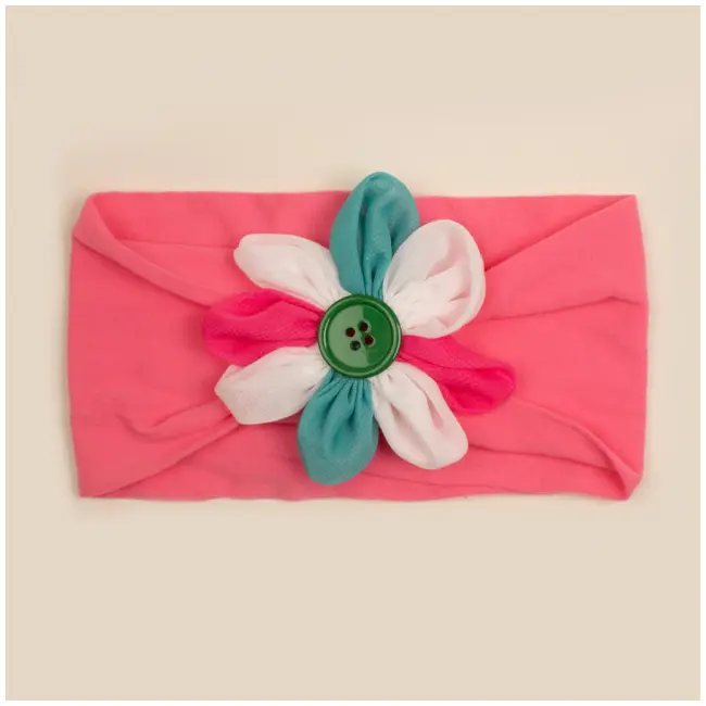 Bentita lata cu floricica cu petale colorate MB23101-cd