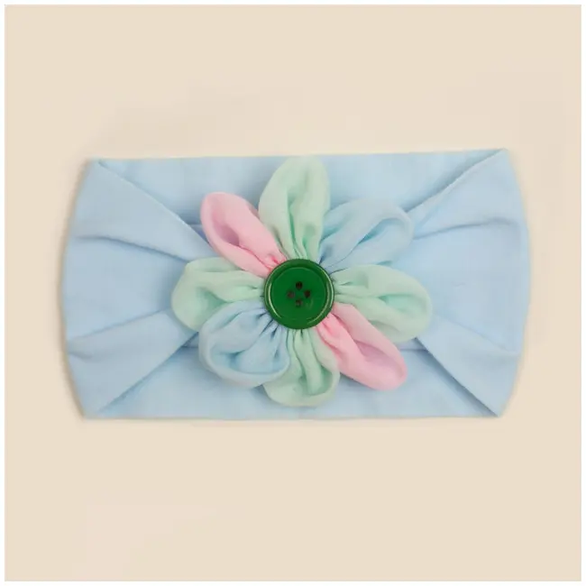 Bentita lata cu floricica cu petale colorate MB23101-cd