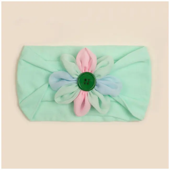 Bentita lata cu floricica cu petale colorate MB23101-cd