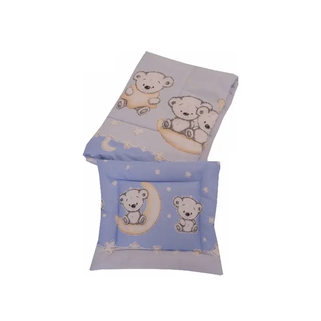 Lenjerie MyKids Bear On Moon Blue M1 4+1 Piese 120x60 00080242