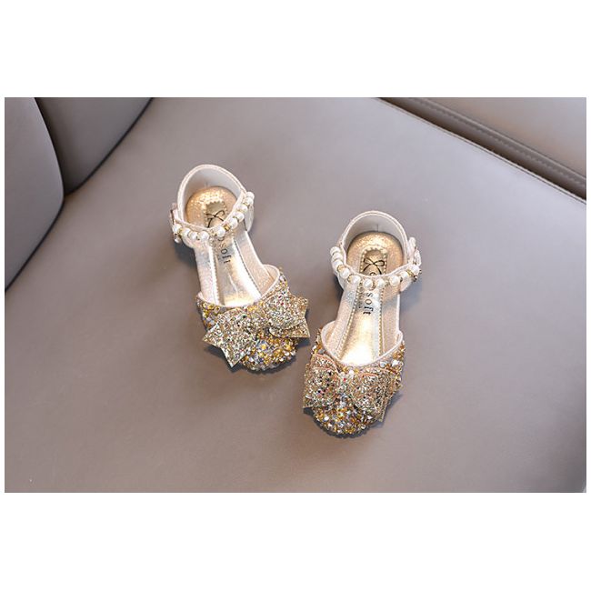 Pantofi aurii cu paiete si sclipici (marime disponibila: marimea 25) mdxz73-3.marimea 25