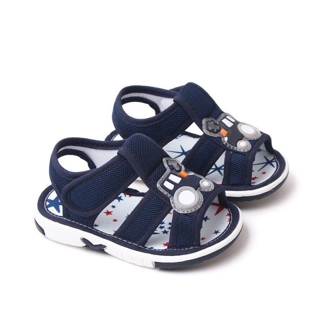 Sandalute bleumarine cu piuitoare - Car MBMY23-8-2-de5