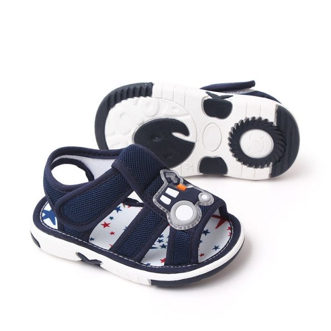 Sandalute bleumarine cu piuitoare - Car MBMY23-8-2-de5