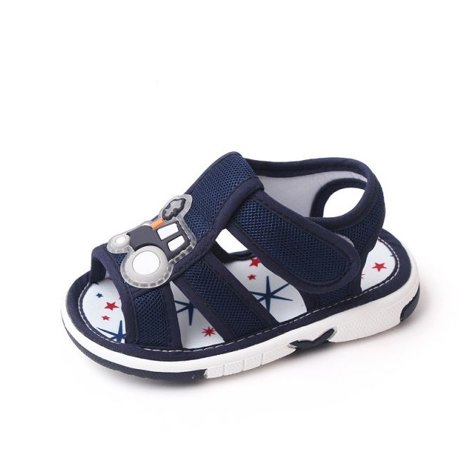 Sandalute bleumarine cu piuitoare - Car MBMY23-8-2-de5