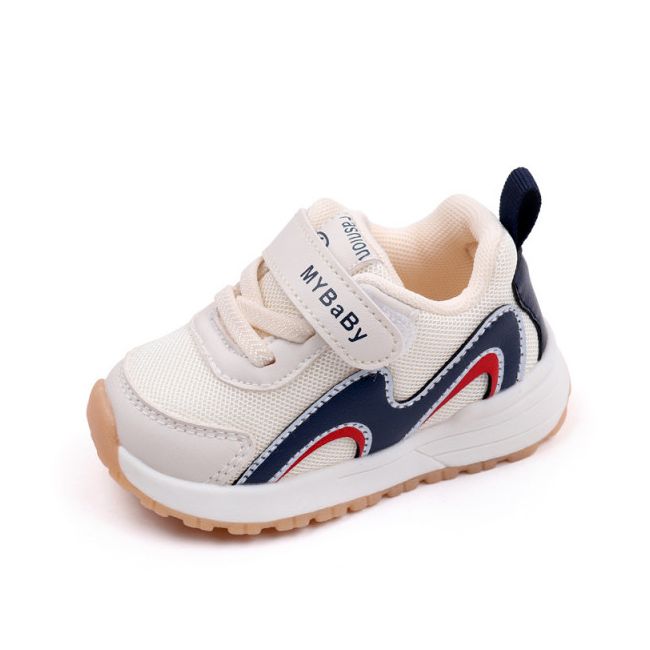 Adidasi albi cu bleumarine - Valuri MBMY2306-3-c