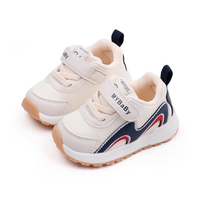 Adidasi albi cu bleumarine - Valuri MBMY2306-3-c