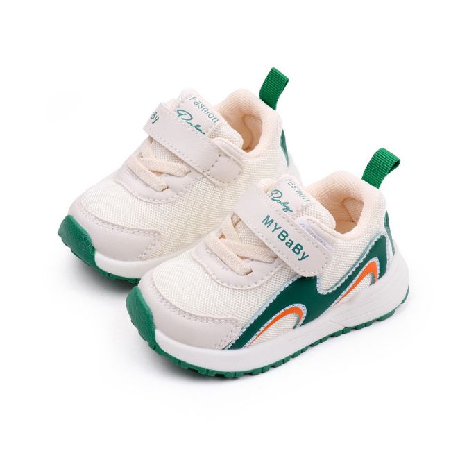 Adidasi albi cu verde - valuri (marime disponibila: marimea 25) mdmy2306-2-c.marimea 25