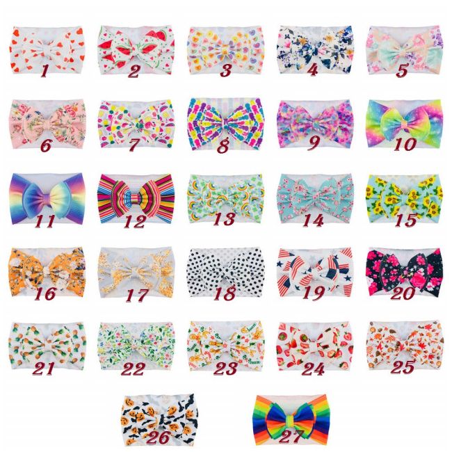 Bentita lata cu imprimeuri vesel colorate MDH14-cd3