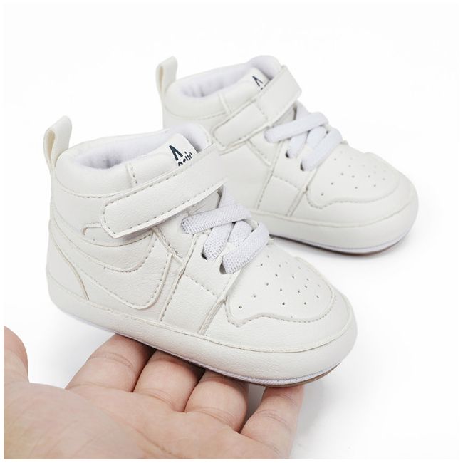 Adidasi inalti albi pentru bebelusi (marime disponibila: 9-12 luni (marimea 20 incaltaminte)) mb9812-5-p4.9-12 luni (marimea 20 incaltaminte)