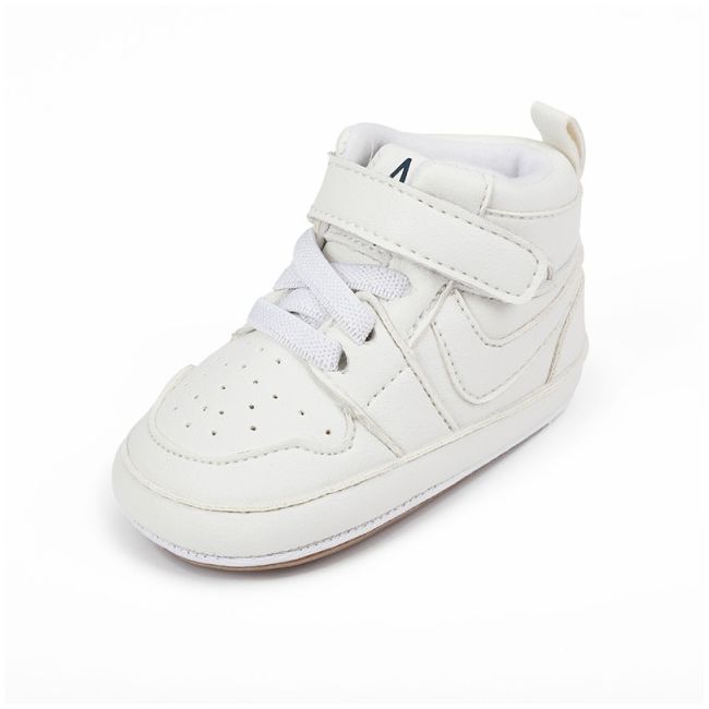 Adidasi inalti albi pentru bebelusi (marime disponibila: 9-12 luni (marimea 20 incaltaminte)) mb9812-5-p4.9-12 luni (marimea 20 incaltaminte)