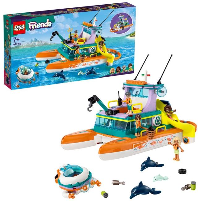 LEGO FRIENDS BARCA DE SALVARE PE MARE 41734 VIVLEGO41734