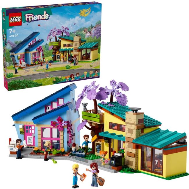 LEGO FRIENDS CASELE FAMILIALE ALE LUI OLLY SI PAISLEY 42620 VIVLEGO42620