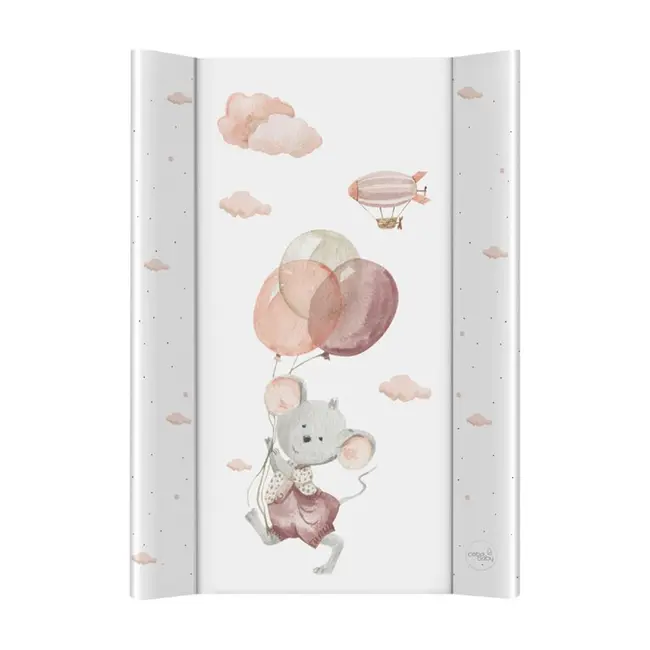 Saltea de infasat, Ceba Baby, Basic, 50x70 cm, Atasabila la patut, Fara BPA, 0 luni+, Mouse BYNW-216-000-727