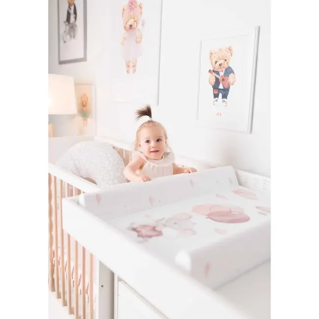 Saltea de infasat, Ceba Baby, Basic, 50x70 cm, Atasabila la patut, Fara BPA, 0 luni+, Mouse BYNW-216-000-727