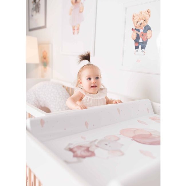 Saltea de infasat, Ceba Baby, Basic, 50x70 cm, Atasabila la patut, Fara BPA, 0 luni+, Mouse BYNW-216-000-727