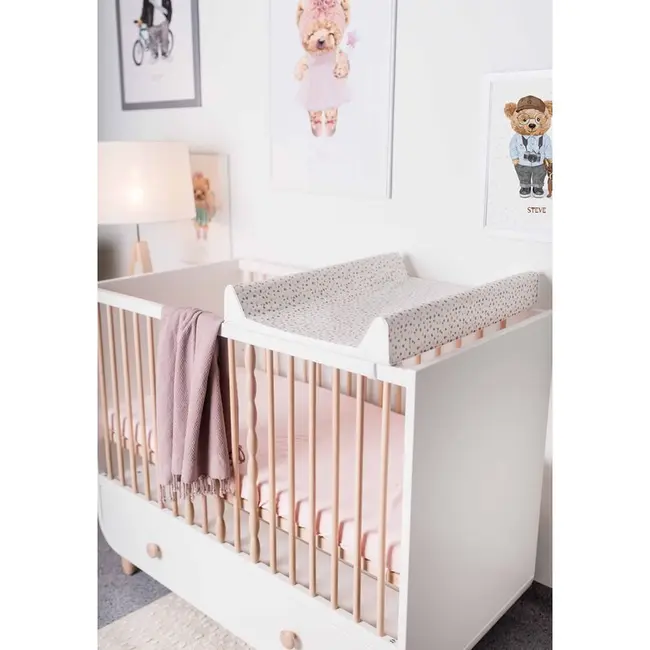 Saltea de infasat, Ceba Baby, Basic, 50x70 cm, Atasabila la patut, Fara BPA, 0 luni+, Spots BYNW-216-000-725