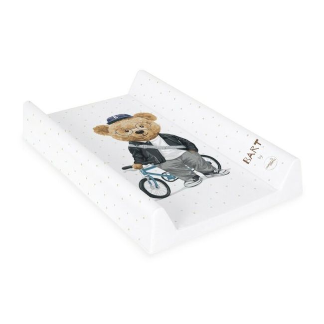 Saltea de infasat, Ceba Baby, Confort, 50x70 cm, Atasabila la patut, Fara BPA, 0 luni+, Fluffy Puffy Bart BYNW-203-132-686