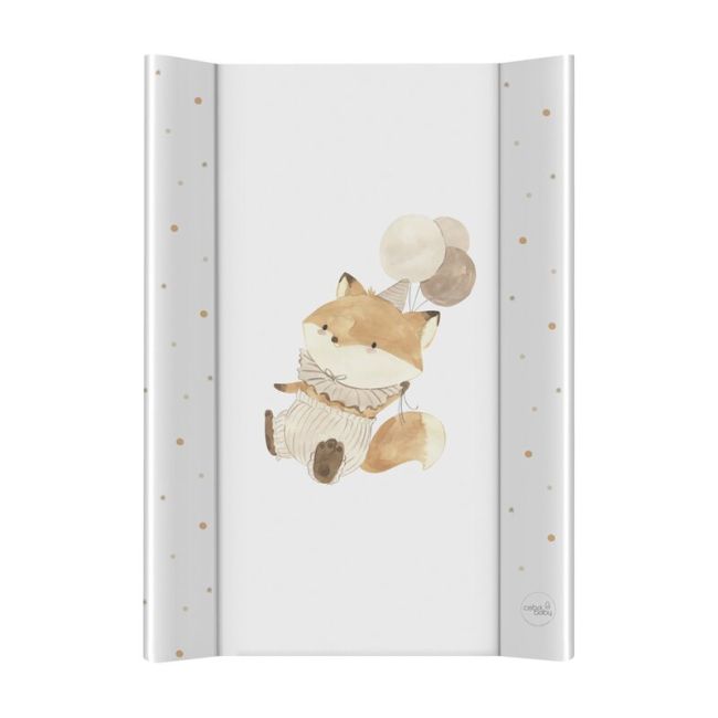 Saltea de infasat, Ceba Baby, Ultra Light, 50x70 cm, Atasabila la patut, Fara BPA, 0 luni+, Fox with Balloon BYNW-204-000-750