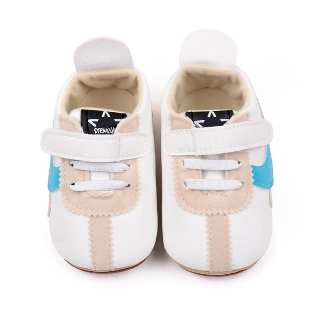 Adidasi albi cu albastru si crem MDBLS3116-2-p19