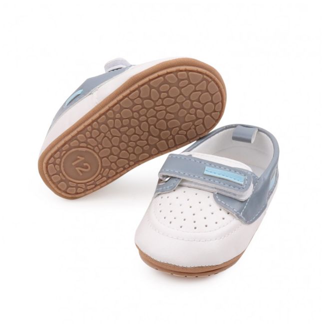 Pantofiori albi cu bleu de ocazie pentru baietei MDBBW3100-2-p9