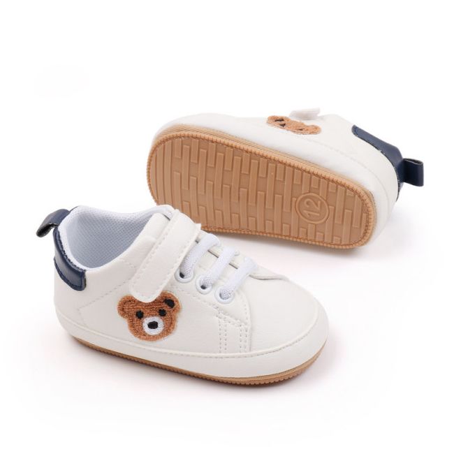 Pantofiori albi cu insertie bleumarine - Teddy MDBMB3134-3-p29