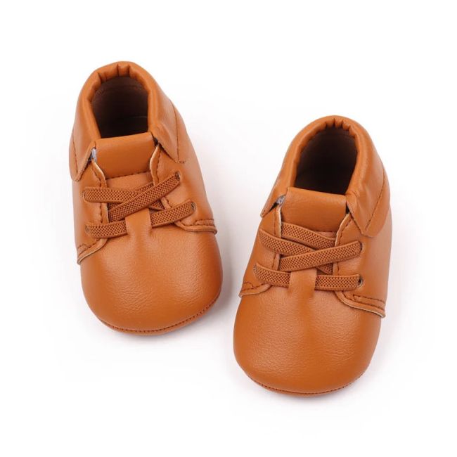 Pantofiori maro pentru baietei - Stan LIBCX3156-2-c1