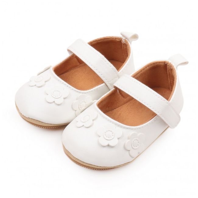 Pantofiori pentru fetite - White flowers MBSSJ3157-2-p8