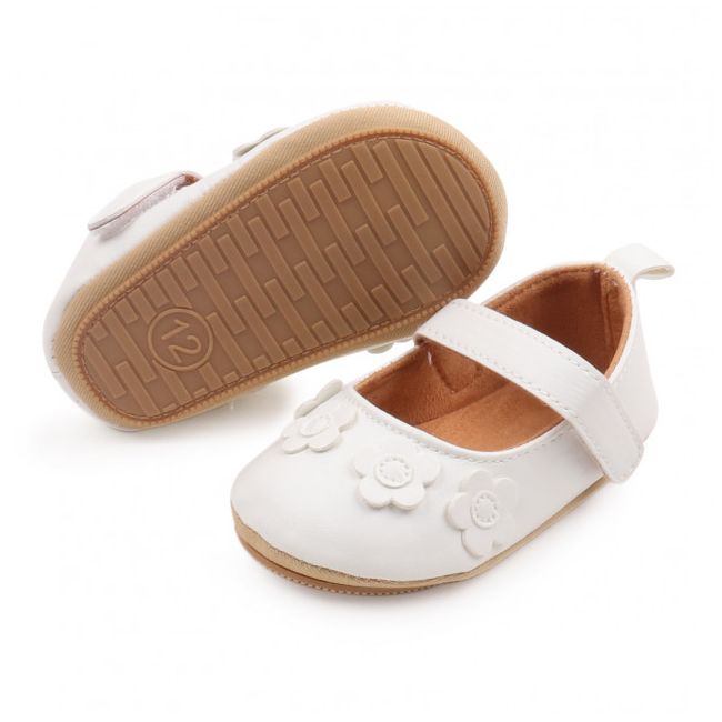 Pantofiori pentru fetite - White flowers MBSSJ3157-2-p8
