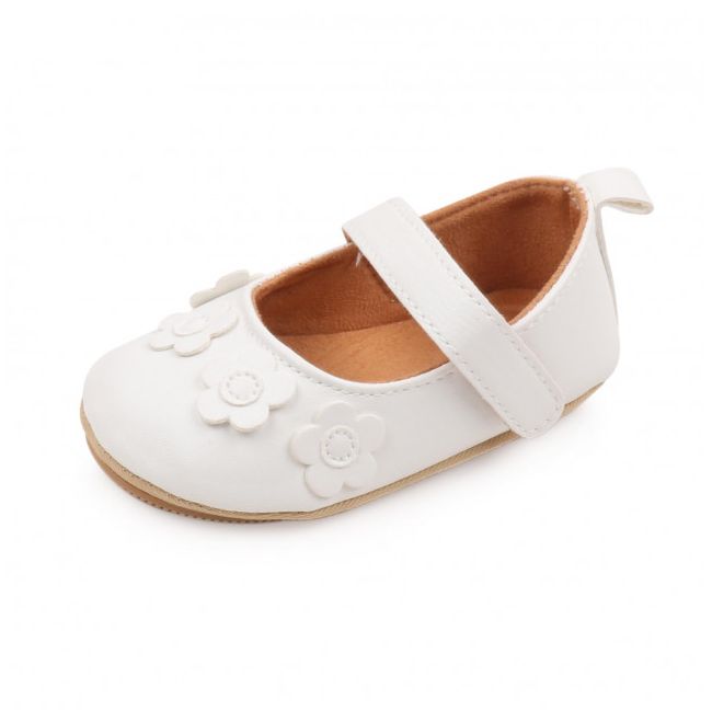 Pantofiori pentru fetite - White flowers MBSSJ3157-2-p8