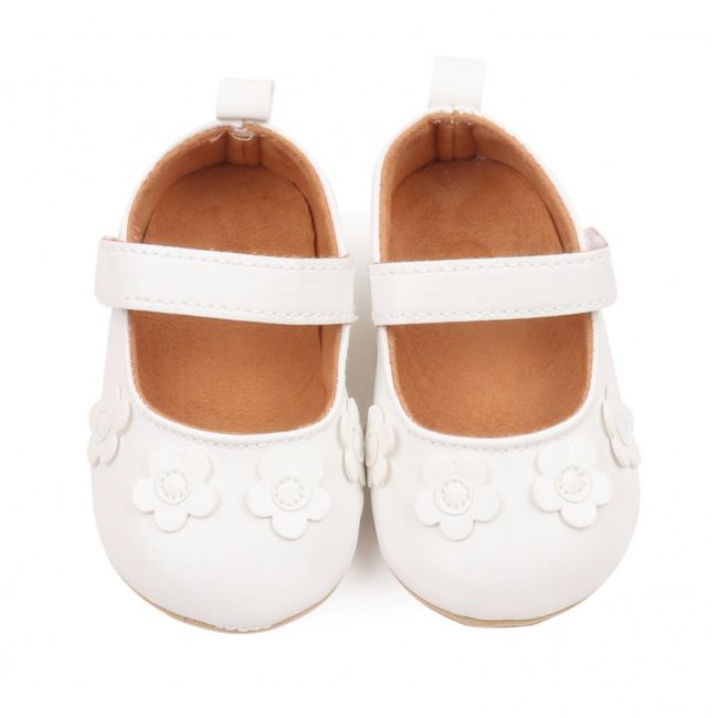 Pantofiori pentru fetite - White flowers MBSSJ3157-2-p8