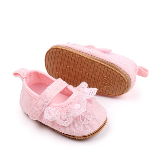 Pantofiori roz cu danteluta - Bella LIBXC3063-1-p15