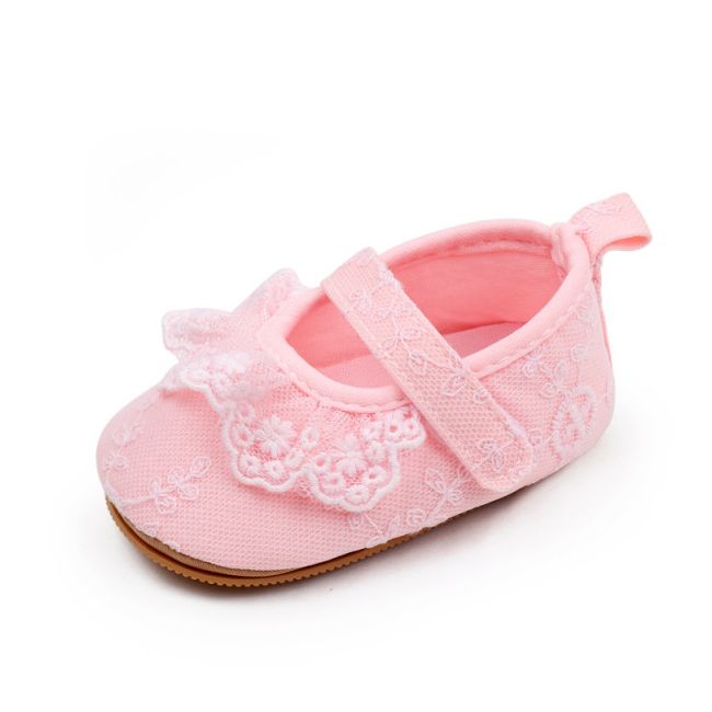 Pantofiori roz cu danteluta - Bella LIBXC3063-1-p15