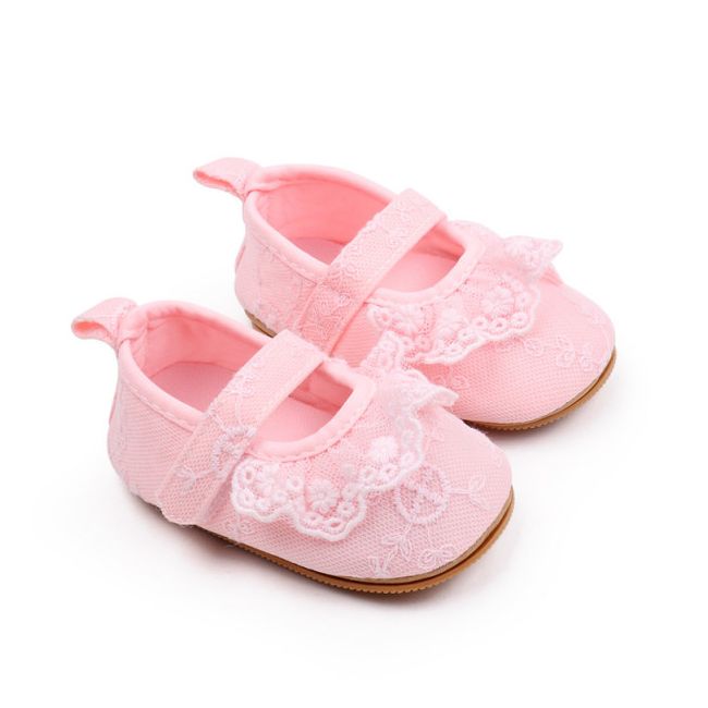 Pantofiori roz cu danteluta - Bella LIBXC3063-1-p15