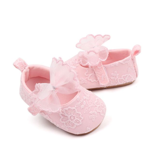 Pantofiori roz cu danteluta inflorata MBBXC3064-1-sa4