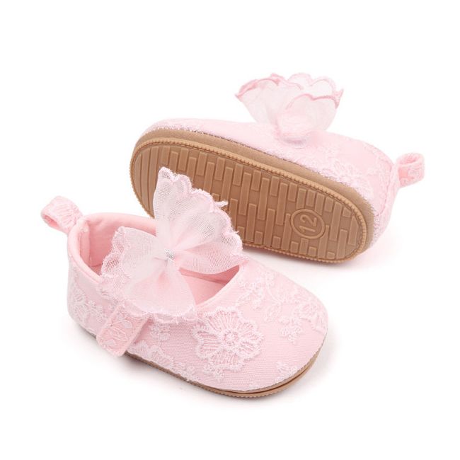 Pantofiori roz cu danteluta inflorata MBBXC3064-1-sa4