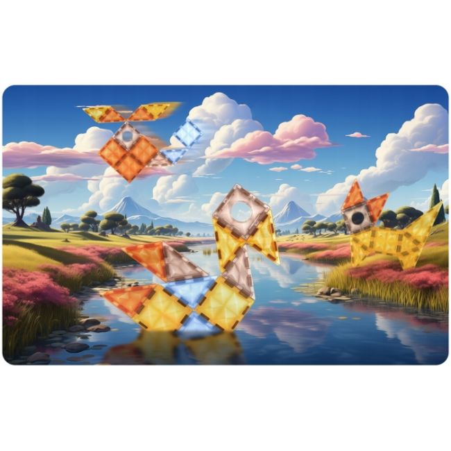 Blocuri magnetice, 78 elemente, ricokids rk-766 edeedi776610