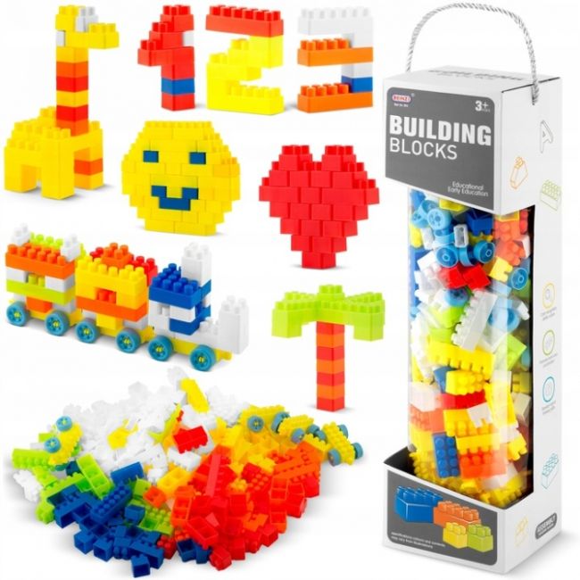 Blocuri mari tip lego, 300 bucati, ricokids rk-761 - multicolore edeedi776100