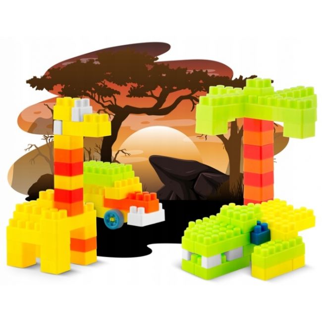 Blocuri mari tip lego, 300 bucati, ricokids rk-761 - multicolore edeedi776100