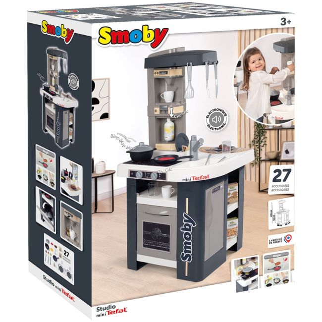 Bucatarie smoby tefal studio cu accesorii hubs7600311056