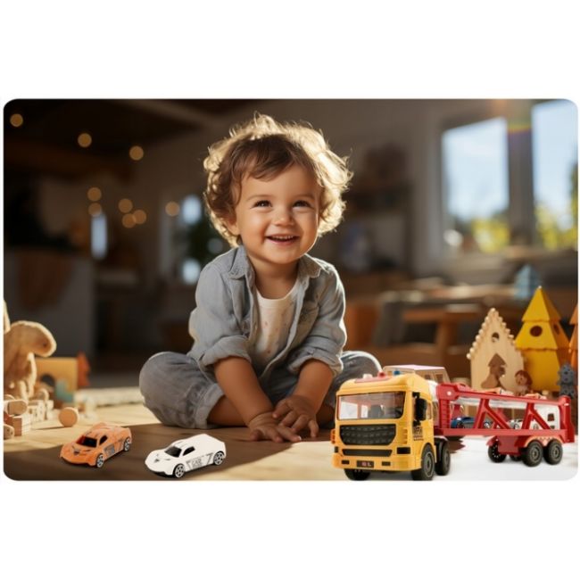 Camion de remorcare cu 5 masinute ricokids rk-760 edeedi776000